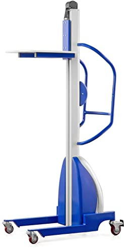 Pallit Carrello elevatore semi-elettrico MINILIFT | Altezza di sollevamento 1420 mm | Portata 150 kg | Ruote in PU