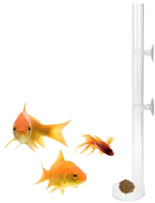 Feeder Tube und Platte für Garnelenfische Acryl Transparent Aquarium Crystal Shrimp Feeder Aquarium Ernährungssonde(40cm)