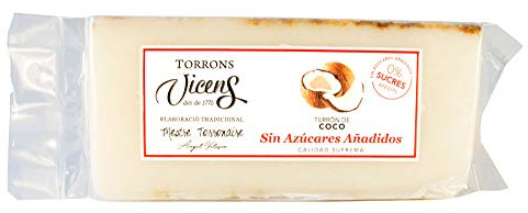 Turrón de Coco sin Azúcar 250gr