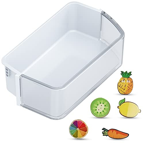 DA97-12650A Door Shelf Bin Only for Right Side Samsung Refrigerator Door Shelf Replacement for Samsung RF263BEAESR RF261BEAESR RF260BEAESR Door Bin for Samsung Fridge Door Shelves With 5 Fridge Magnet