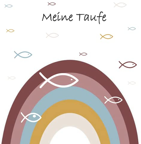 Meine Taufe Gästebuch: Ein tolles Geschenk für das Patenkind zur Taufe von der Patentante oder dem Patenonkel. Modernes Erinnerungsalbum mit Platz für ... Neutrales, aber christliches Design.