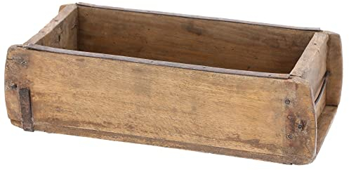 Novaliv Holzkiste Vintage 30 x 15 x 10 cm Alte Ziegelform Holz EIN KAMMER Allzweckkiste aus recyceltem Altholz Jede Form EIN Unikat - Geschenkkiste