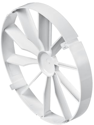 AirTech-UK Non-Return Valve Backdraught Shutter - Available for Fans Sizes: 100mm, 125mm, 150mm - Prevent Backdraft in Ventilation Systems (150MM)