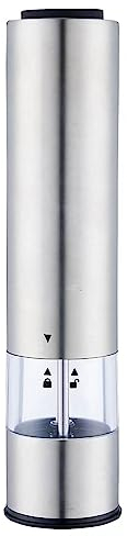 ohfruit Macinapepe elettrico in acciaio inox professionale ricaricabile Best Spice Mill adatto per macinare pepe, pepe in grani e altre spezie C
