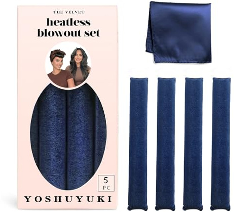 YOSHUYUKI Grande Rizos Sin Calor Durante la Noche Varillas Sin Calor Rizadores de Cabello para Dormir Jumbo Espuma Rulos Grandes de Cabello para Cabello Largo y Corto Juego de Varillas Rizadoras Sin