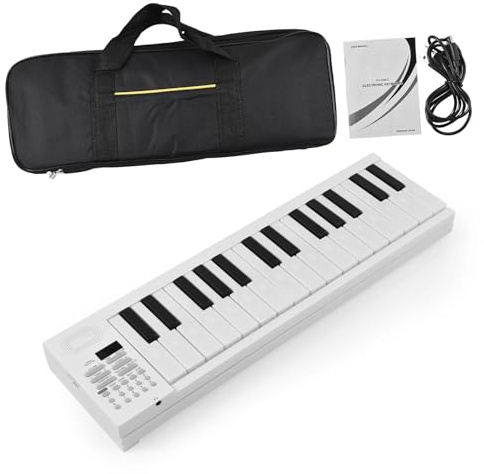Piano Electrónico Plegable De 61 Teclas Teclado Electrónico Multifuncional Con LED Fácil De Transportar