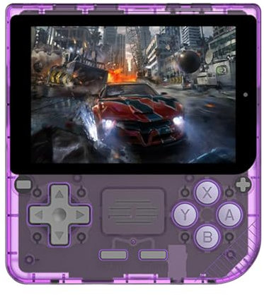 NULA V10 Consola de juegos retro portátil, pantalla IPS de 3,5 pulgadas, funda para consola de juegos, emulador de mano, sistema Linux de código abierto para los amantes de los juegos, batería de 3000