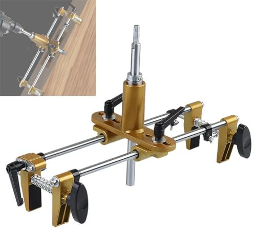 Electric Mortise Lock Jig Kit Door Lock Installation Tool with Hole Saw Opener Mortiser Kit for Installing Doors Locks