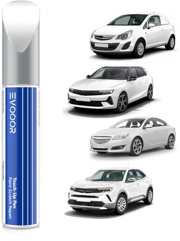 EVOOOR (G20/EWP) Jadeweiss/Arktis Weiss Autolack Nachbesserung für Opel, Kratzer Reparatur für Auto, Schnelle & Einfache Lösung zur Reparatur