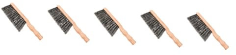 VALICLUD 5pcs Kitchen Broom Dust Brush for Cleaning Hard Bristle Brush for Fireplace and Grill