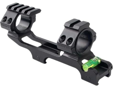 MyHaing 1Inch/30mm Anello Ottico P/W Stile Guida Binario 21mm Rail con Bolla di Livello Scope Mount