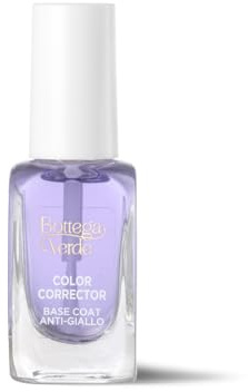 Bottega Verde - Color corrector, base coat anti-giallo, 9 ml, unghie luminose