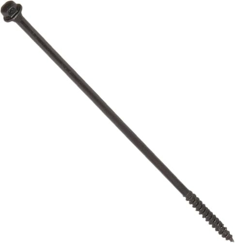 Hillman 47814 TimberTite Landscape Screw, Steel, 1/4 x 8, 50-Pack