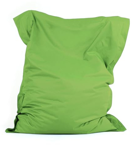 Bean Bag Bazaar Outdoor Giant Bean Bag with Filling Included, Green