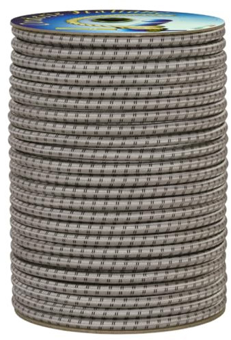 Corderie Italiane 006032199 Treccia elastica grigio perla 8 mm - 50 mt