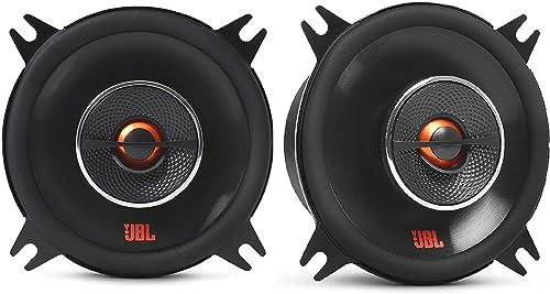 JBL GX402 4 inch 105 W Two-Way Car Audio Loudspeaker System (Pair) - Black