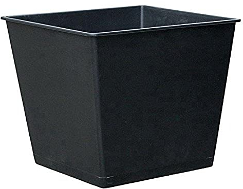 Dehner Universal-Pflanztopf, ca. 36 x 36 x 30 cm, Kunststoff, schwarz