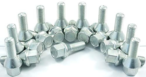20x Radschrauben M14x1,5x28 Radbolzen Schrauben Kegelbund M14 x 1,5 x 28 SW17 verzinkt