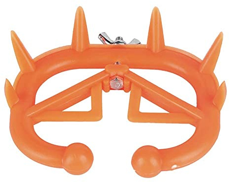 6 PC Rinder-Nasenring Kunststoff-Kuh-Nasenring Kuh Nasenring Vieh Farm Livestock Animal Supplies Entwöhnungs Plastikentwöhnungsausrüstung für Kälberrinder