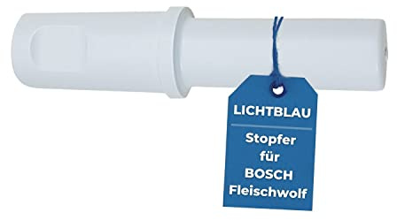 LICHTBLAU Stopfer Bosch Fleischwolf | Stößel passend für Bosch MUM4, MUZ4FW1, MUZ4FW3, MUZ4FW4 und MUZ5FW1 :contentReference[oaicite:0]{index=0}