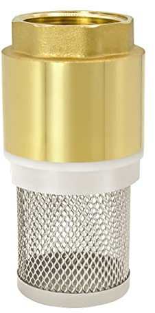 VARIOSAN Fußventil 14153, 1 Rückschlagventil, Messing, Korb aus Edelstahl