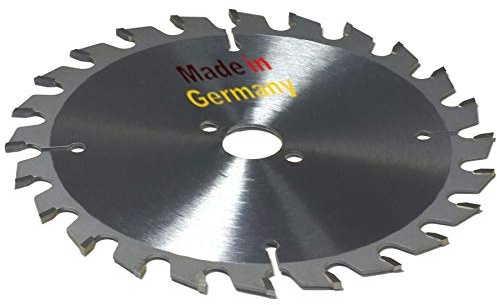 Wechselzahn Sägeblatt 160 x 20 mm W mit 24 Z HM-Zähne Tischkreissäge Wippkreissäge sowie Kunststoffe, Holzplatten, Spanplatten, Laminat, Acrylglas, Kreissägeblatt 160mm x 20mm x 2,4 mm Z 24