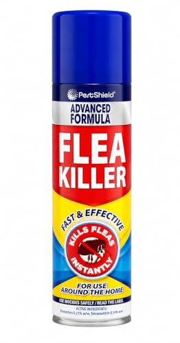 Pestshield 6x Flea Spray Flea & Larvae killer Dog Pets Bed Carpet Home 200ml