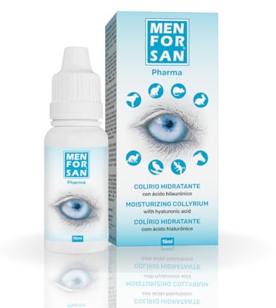 MENFORSAN Oftalmiska droppar för husdjur 15 ml, med hyaluronsyra, fuktgivande och humorfunktion