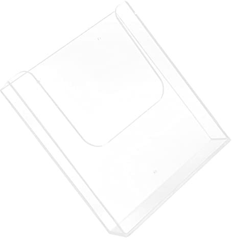 KICHOUSE Präsentationsständer An Der Wand Montierter Dokumentenständer Durchsichtiges An Der Wand Montierte Bücherregale Transparenter Aktenhalter Flyer Aktenordner