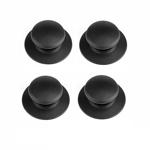 4 Pcs Pot Lid Knob Black,Bakelite Heat-Resistant Cookware Pan Lid Knob Cover Handle