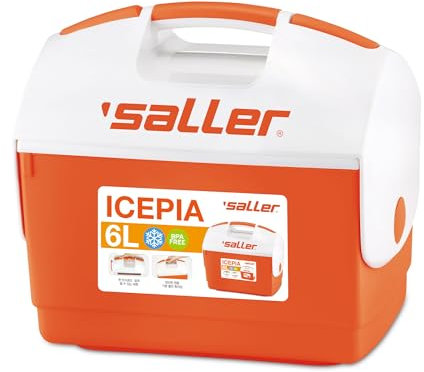 saller Kältebox ca. 4l (orange-weiß)