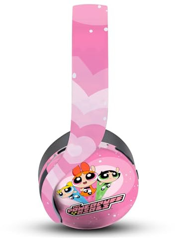 Head Case Designs Offizielle The Powerpuff Girls Gruppe Graphics Vinyl Haut Aufkleber Abziehbild Abdeckung kompatibel mit Sony PlayStation PS Pulse 3D Headset