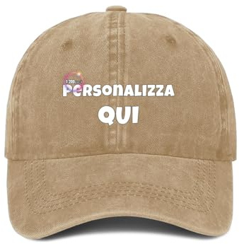 ROHBVMN Cappello Personalizzato, Cappellino con Visiera Personalizzabile, Cappello da Baseball con Foto/Logo/Testo, Cappello Trucker Unisex in Mesh, Cappellino con Visiera Uomo