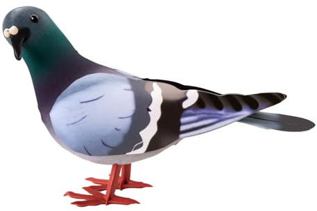 Simulation Pigeon, Removable Mini Imitation Animal,Artificial Simulation Foam Bird, Cute Fake Pigeon Model, Home Ornament for Hallway,Garden, Bedroom Decoration,Living Room,Gift for Bird Lovers
