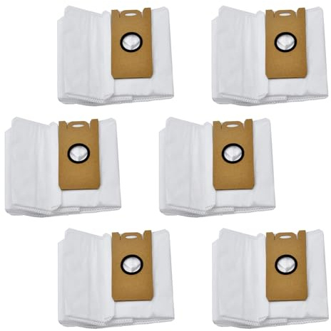 Limtula Bolsa de colección eficiente para temporada de alergias y aspiradoras de pelo de mascotas, accesorios de robot, piezas de repuesto, bolsas no tejidas lavables