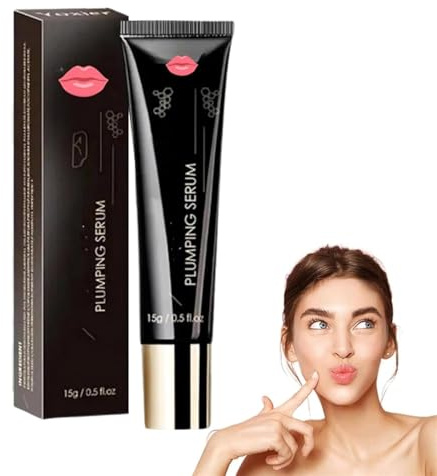 Lip Booster Serum, Plumpy Lippen-Booster, Natürliches Lippenpflege Öl mit Kollagen und Hyaluronsäure, Tag und Nachtpflege, Feuchtigkeitsspendender Lippenöl mit Boosting-Effekt (1)