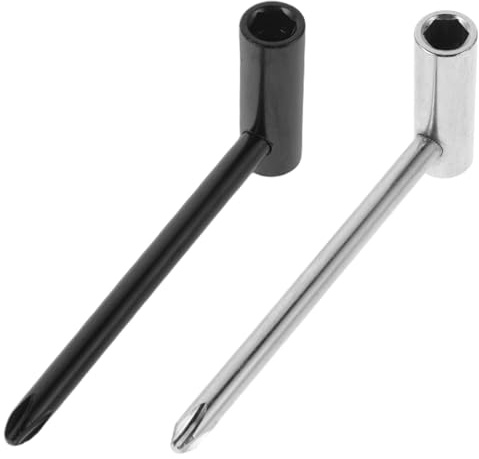 BESPORTBLE 2 Stück Gitarren Truss Rod Schlüssel Langlebig Präzise Gitarrenhals Einstellungswerkzeug für Halskrümmung Reparatur Musiker Langlebiges Reparatur Werkzeug Gitarre
