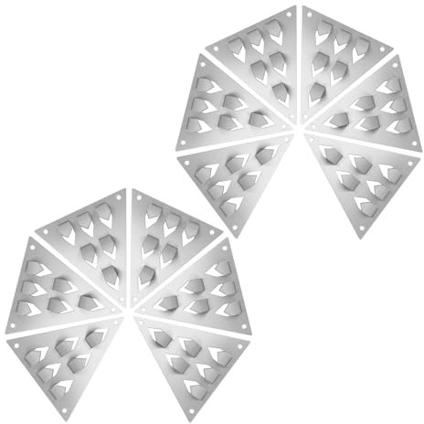 BAZEITFLOW 12pcs Acoustic Panel Fastener Soundproof Wall Clip Insulation Impaling Clips for Ceiling Soundproofing Mounting Resilient Panel Mounting Hardware for Sound Isolation