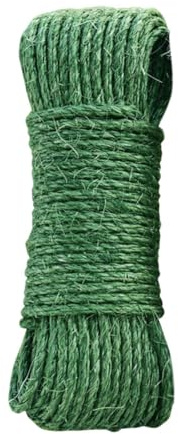 FJMQHU Sisalseil Sisal Kratzschnur Katzen Kratzbaum Ersatz Seil Kratzmöbel Reparaturseil mit Langlebigem Naturmaterial für Katzenspielzeug BAU Treppengelände, GrÜn