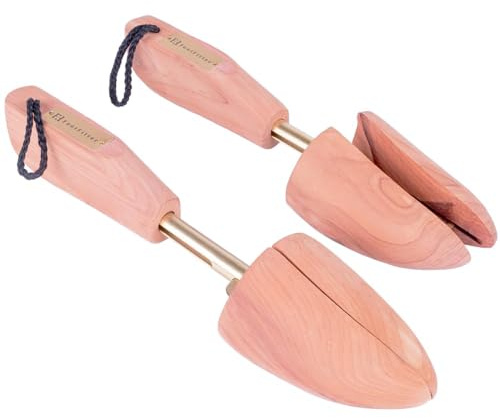 FootFitter Men’s Cedar Shoe Trees, Compact Split Toe (Medium 7.5-8.5) SJ32