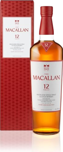Macallan Sherry Oak 12 Años Whisky Single Malt Escocés 70cl,El embalaje puede variar.
