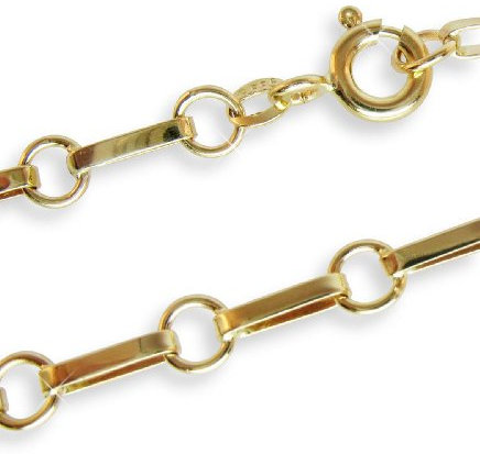 Bettelarmband Charm Armband echt 14 Karat Gold 585 für Charms Anhänger (Art. 401027)