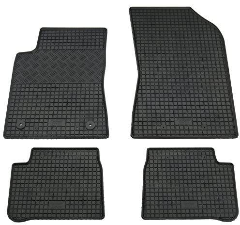 AD Tuning RI904031 Gummifußmatten Set, 4-teilig, Gummi Fußmatten