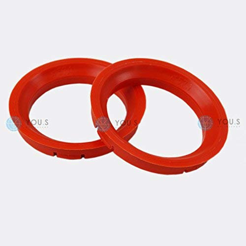 2 x ZENTRIERRINGE DISTANZRINGE für ALUFELGEN 73,0-57,1 mm CMS, DBV, Proline Wheels, Schmidt Revolution