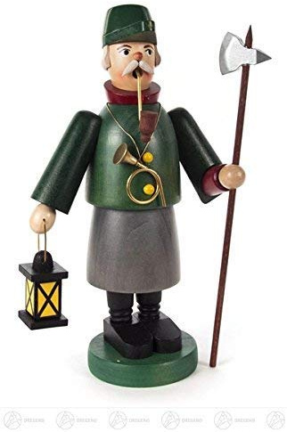 Incense Smoker Night Guard Height 22 cm New Erzgebirge Smoke Figurine Smoking Man