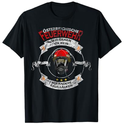 Feuerwehr Österreich Geschenkidee T-Shirt