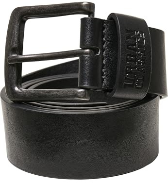 Urban Classics Unisex Recycled Imitation Leather Belt black, S/M