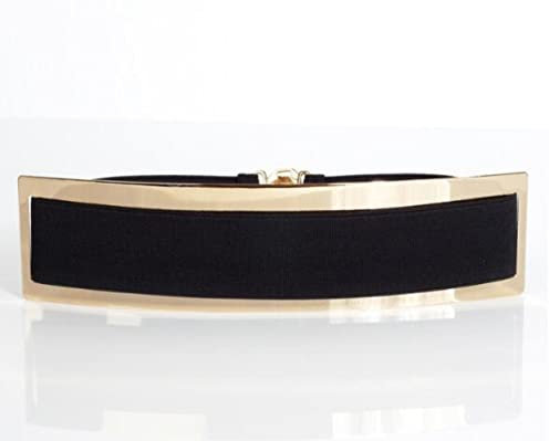 NOBRIM Stretchgürtel für Damen, Korsett, Taillengürtel, edle Kleider, Gold-Silber-Gürtel, breiter Gürtel für Frauen, Übergröße