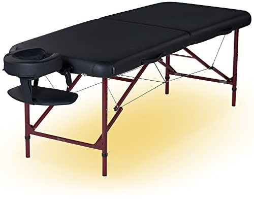 Master Massage Zephyr Massageliege, Schwarz, 70 x 200 cm