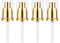 4Pack Foundation Pump for Fit Me Liquid Foundation for Double Wear Foundation Gold Makeupenser Pump for Easy Application Plastic Cosmetic Liquid Foundation Make-Up Pump Replacement Tool